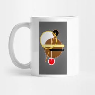 Expressive automatism abstract 3177 Mug